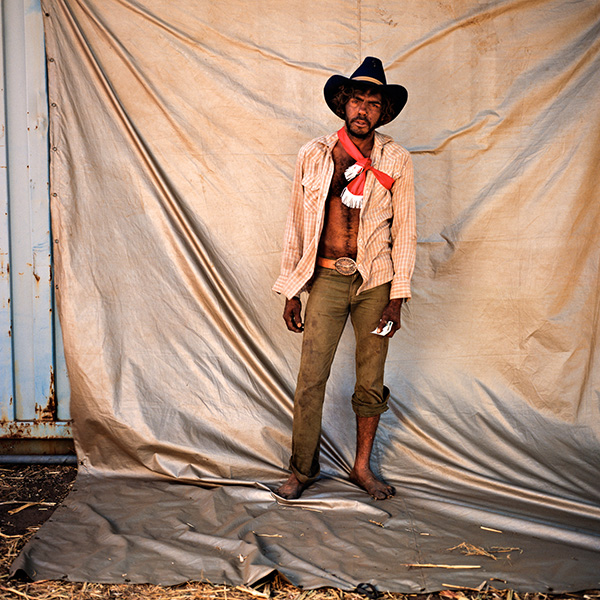 Jimmy Baker Bare back rider Mataranka Bushman's Carnival, NT